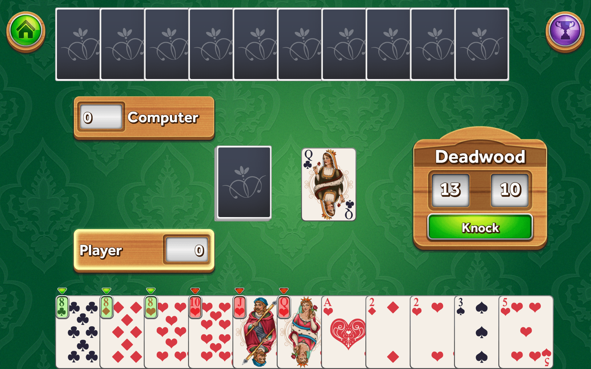 play gin rummy online free without registration